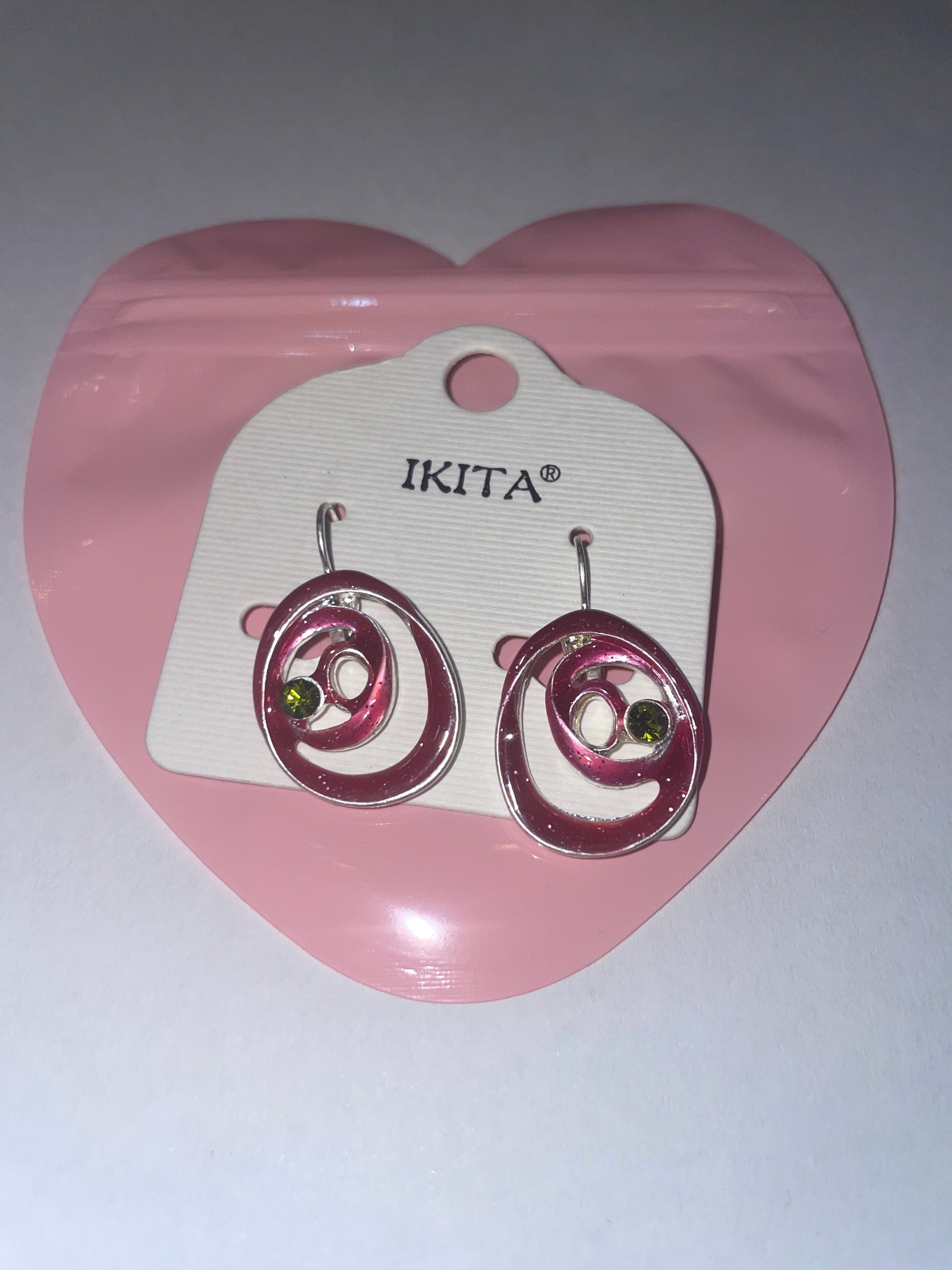 Boucles d'oreilles fantaisie IKITA – métal hypoallergénique - Réf. 19