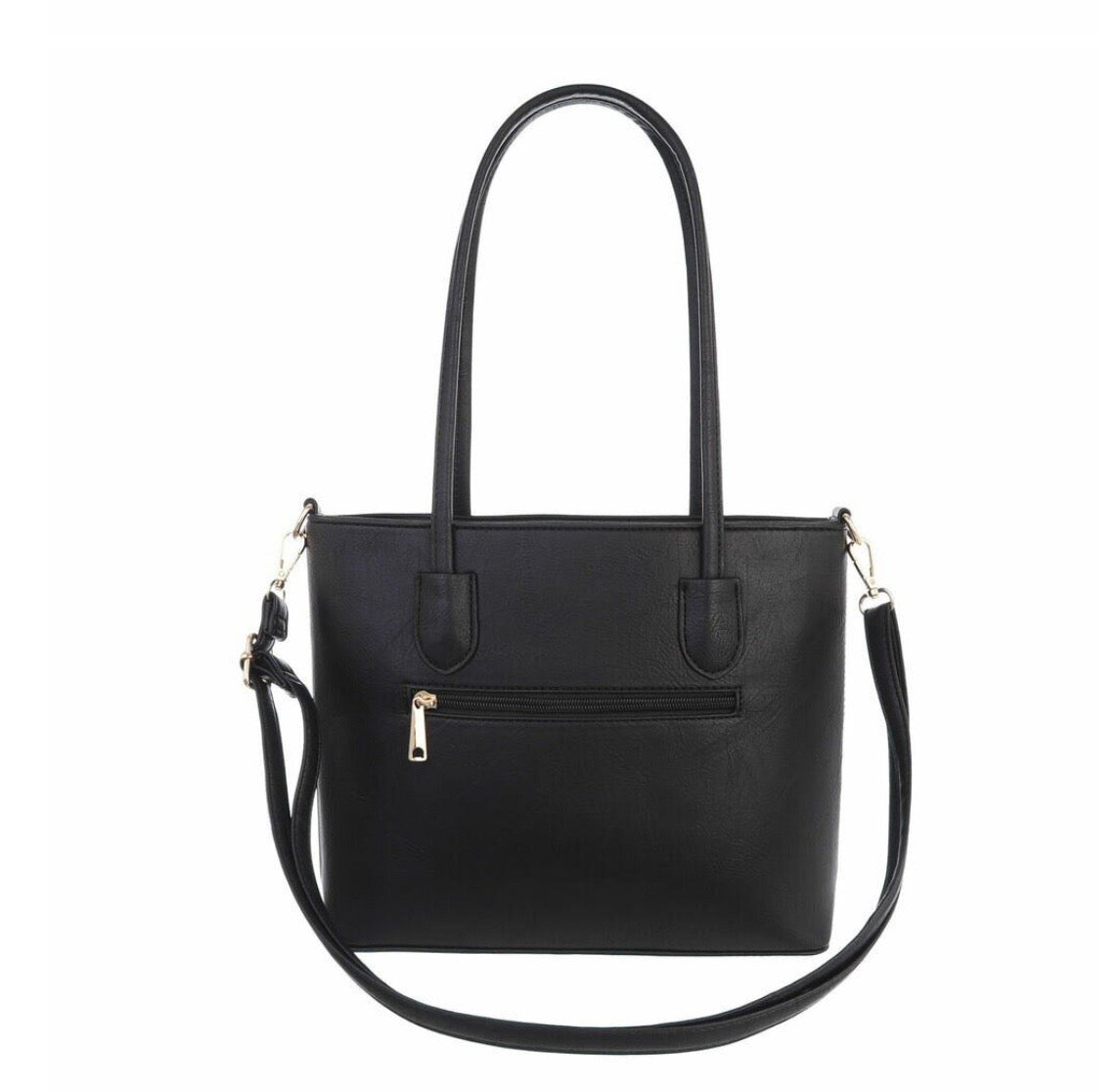 Sac à Main Femme Noir Cabas avec Bandoulière