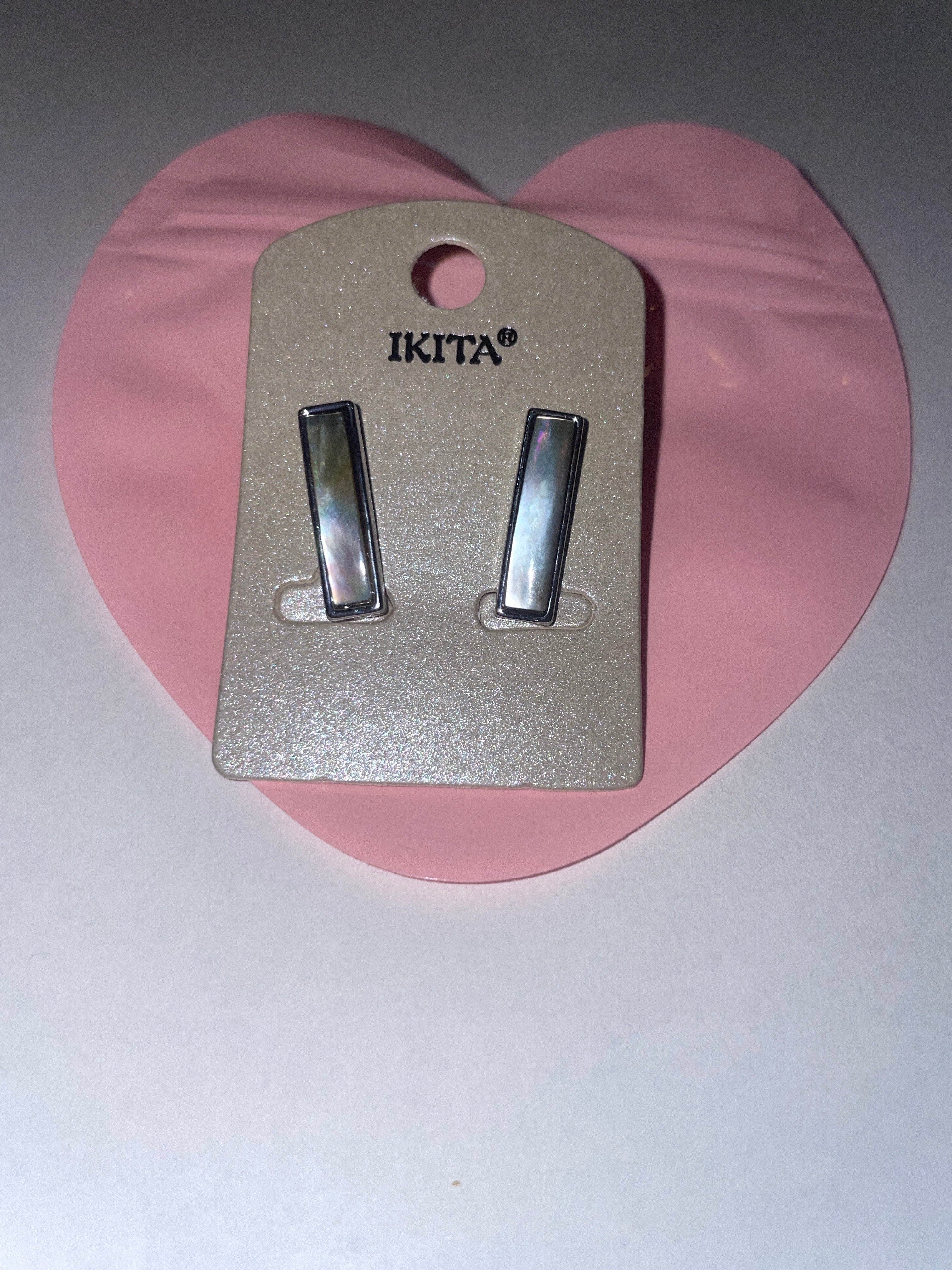 Boucles d'oreilles fantaisie IKITA – métal hypoallergénique - Réf. 7