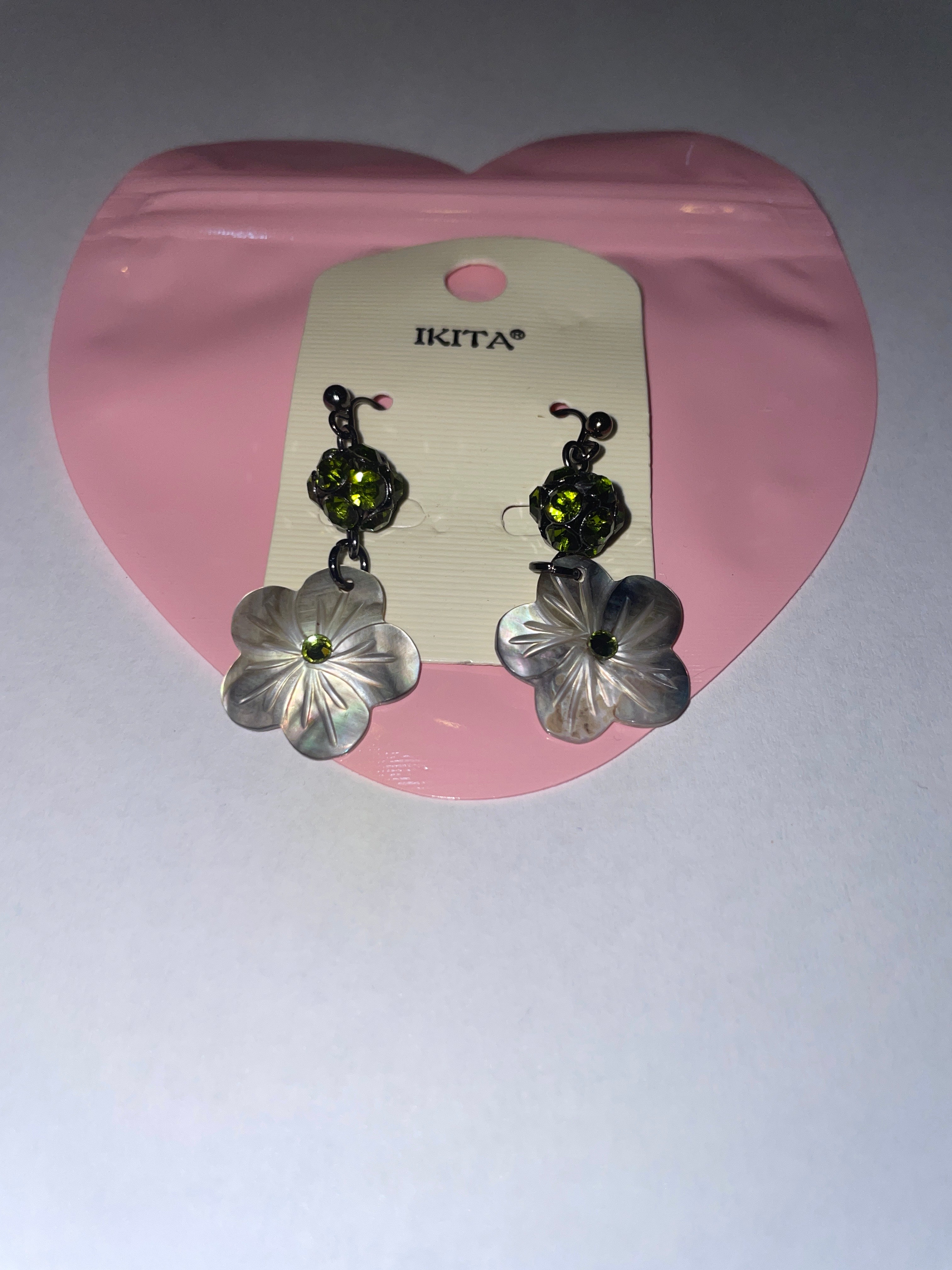 Boucles d'oreilles fantaisie IKITA – métal hypoallergénique - Réf. 23