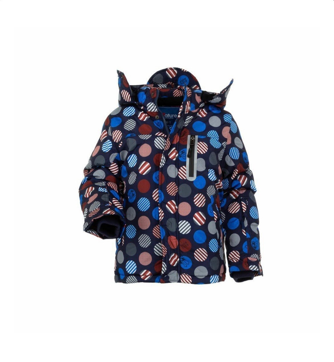 Veste Enfant Imperméable à Pois Multicolores