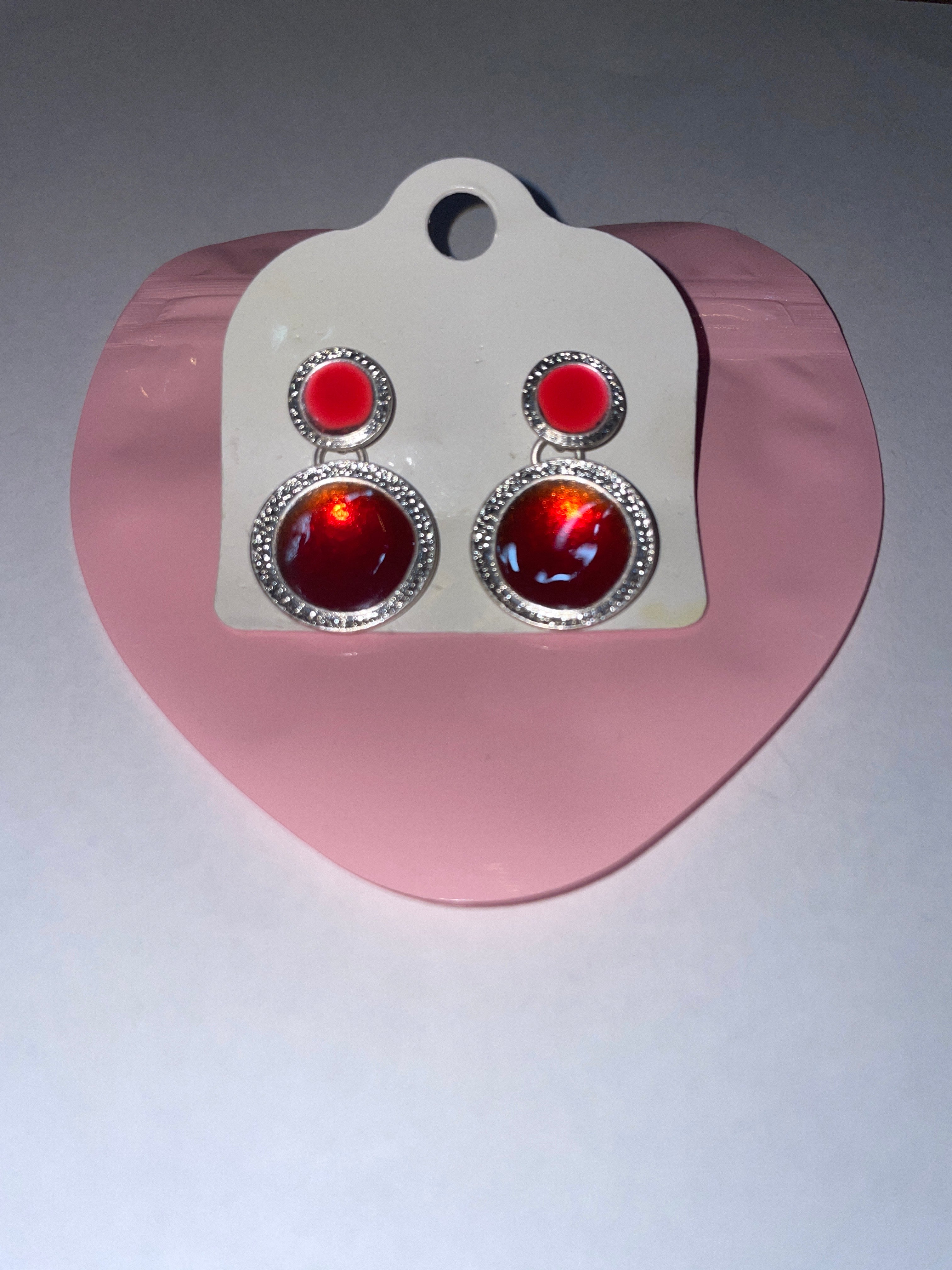 Boucles d'oreilles fantaisie IKITA – métal hypoallergénique - Réf. 23