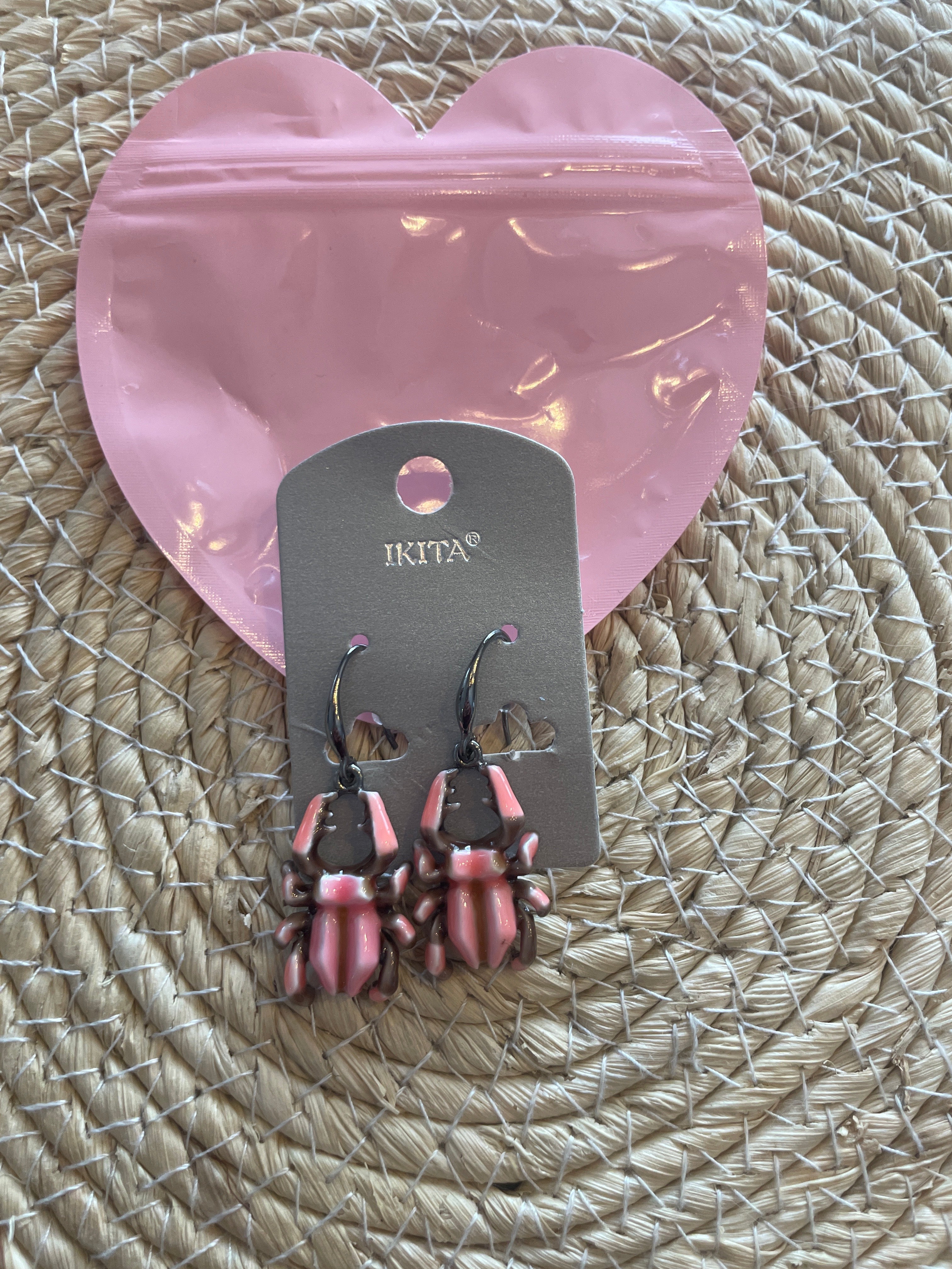 Boucles d'oreilles fantaisie IKITA – métal hypoallergénique