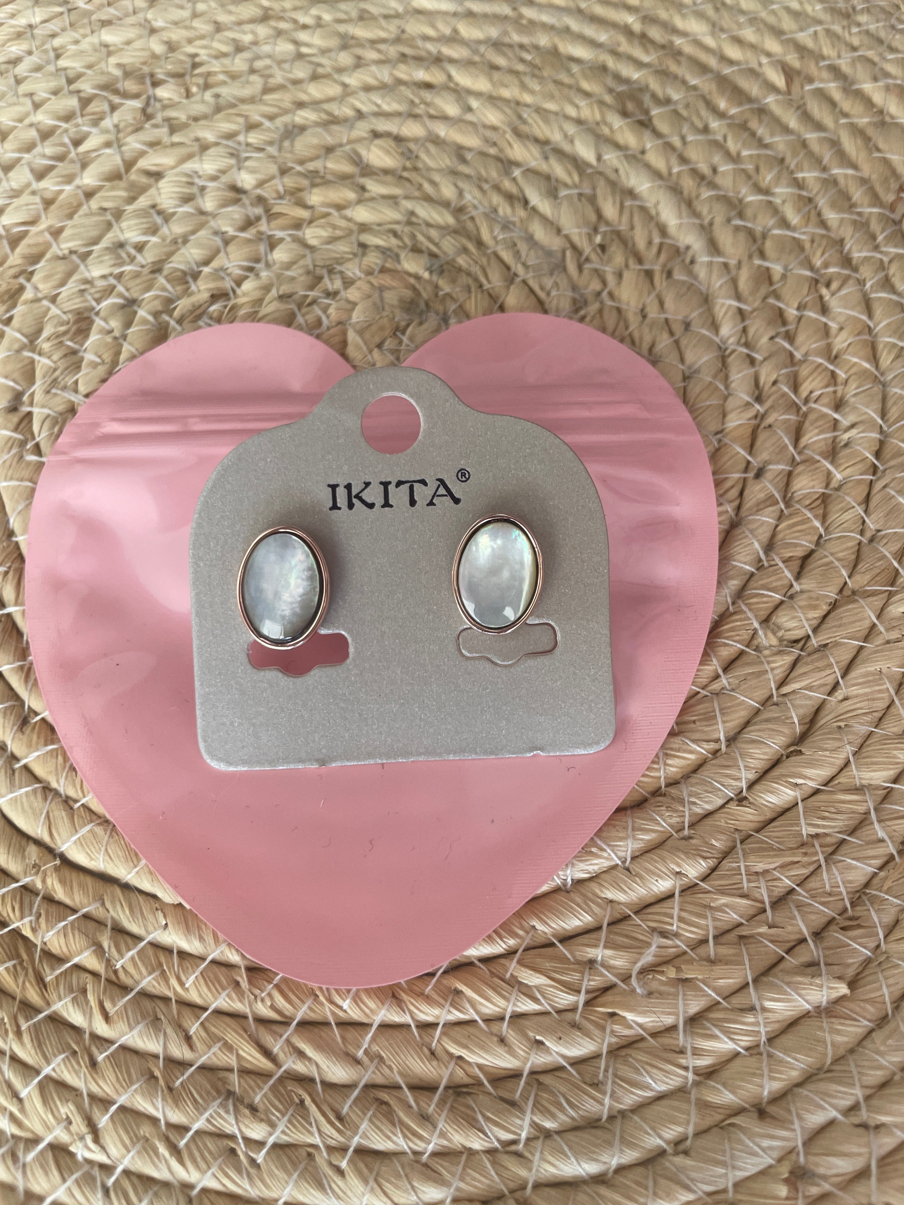Boucles d’oreilles fantaisie IKITA – métal hypoallergénique