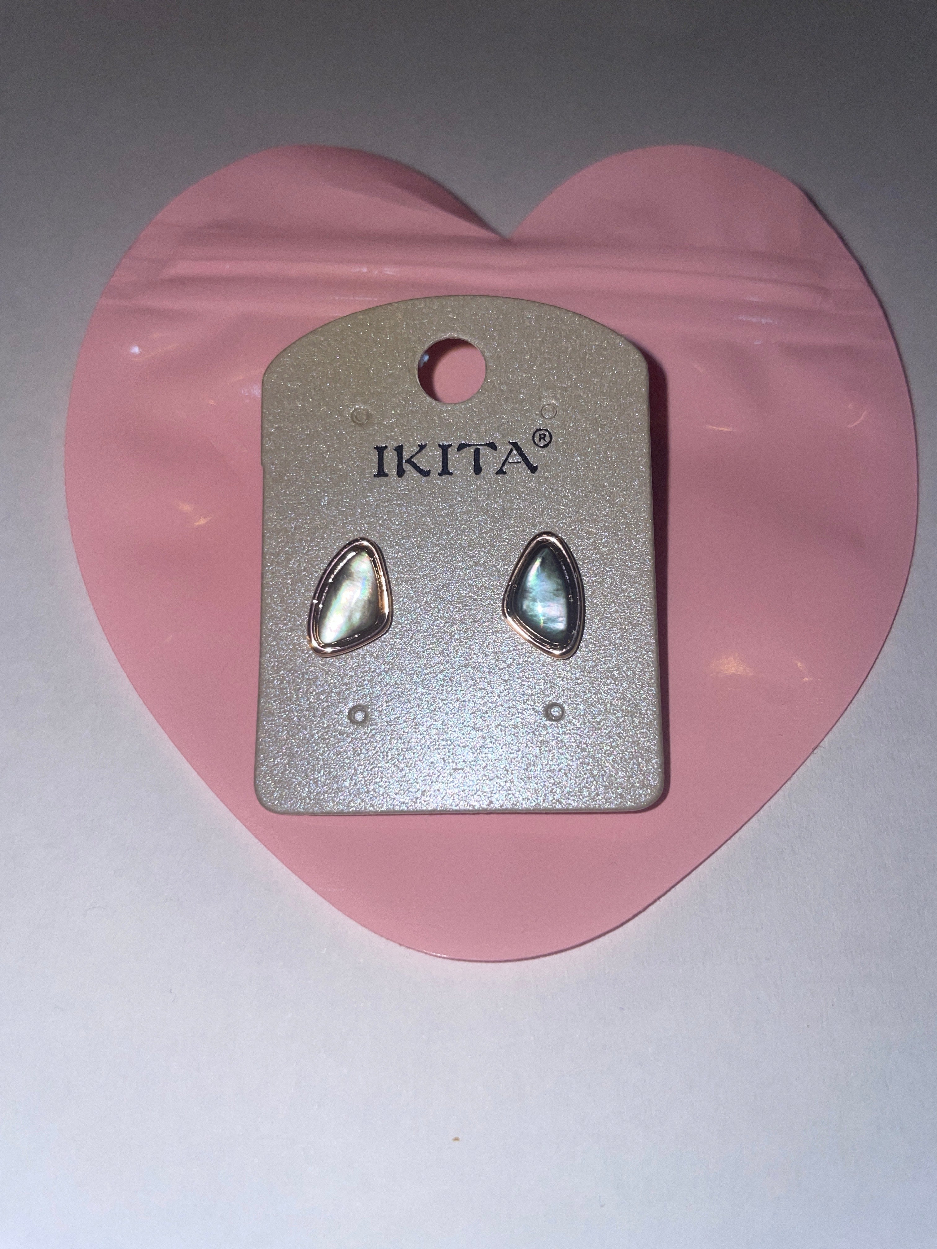 Boucles d'oreilles fantaisie IKITA – métal hypoallergénique - Réf. 8