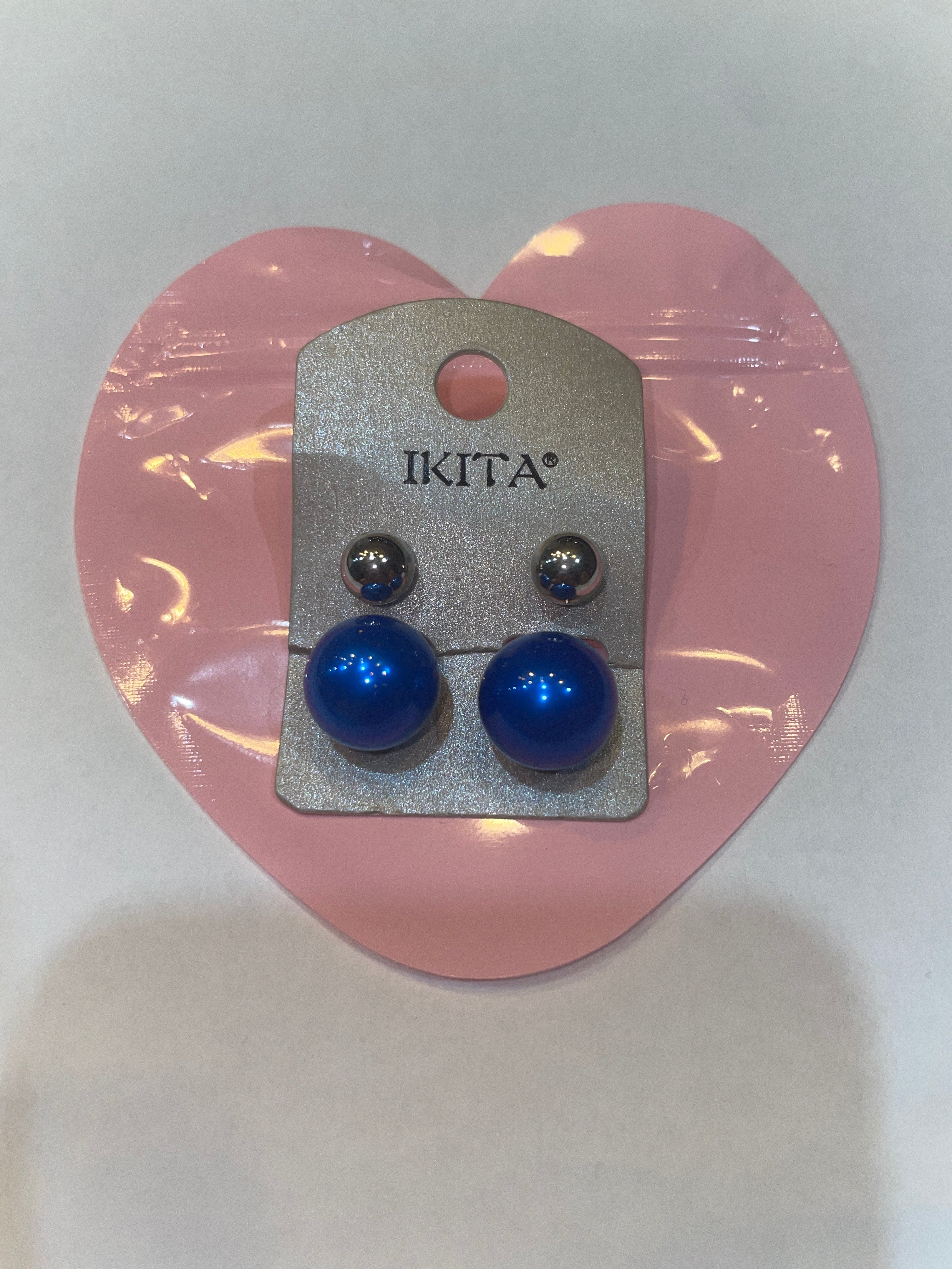 Boucles d'oreilles fantaisie IKITA – métal hypoallergénique - Réf. 15