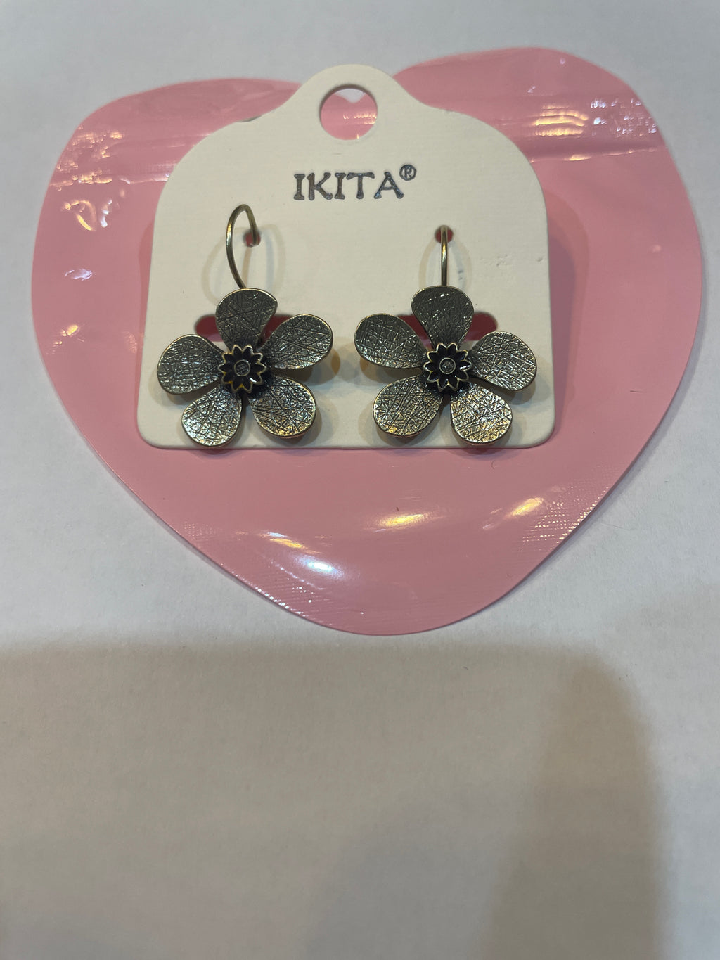 Boucles d'oreilles fantaisie IKITA – métal hypoallergénique - Réf. 23