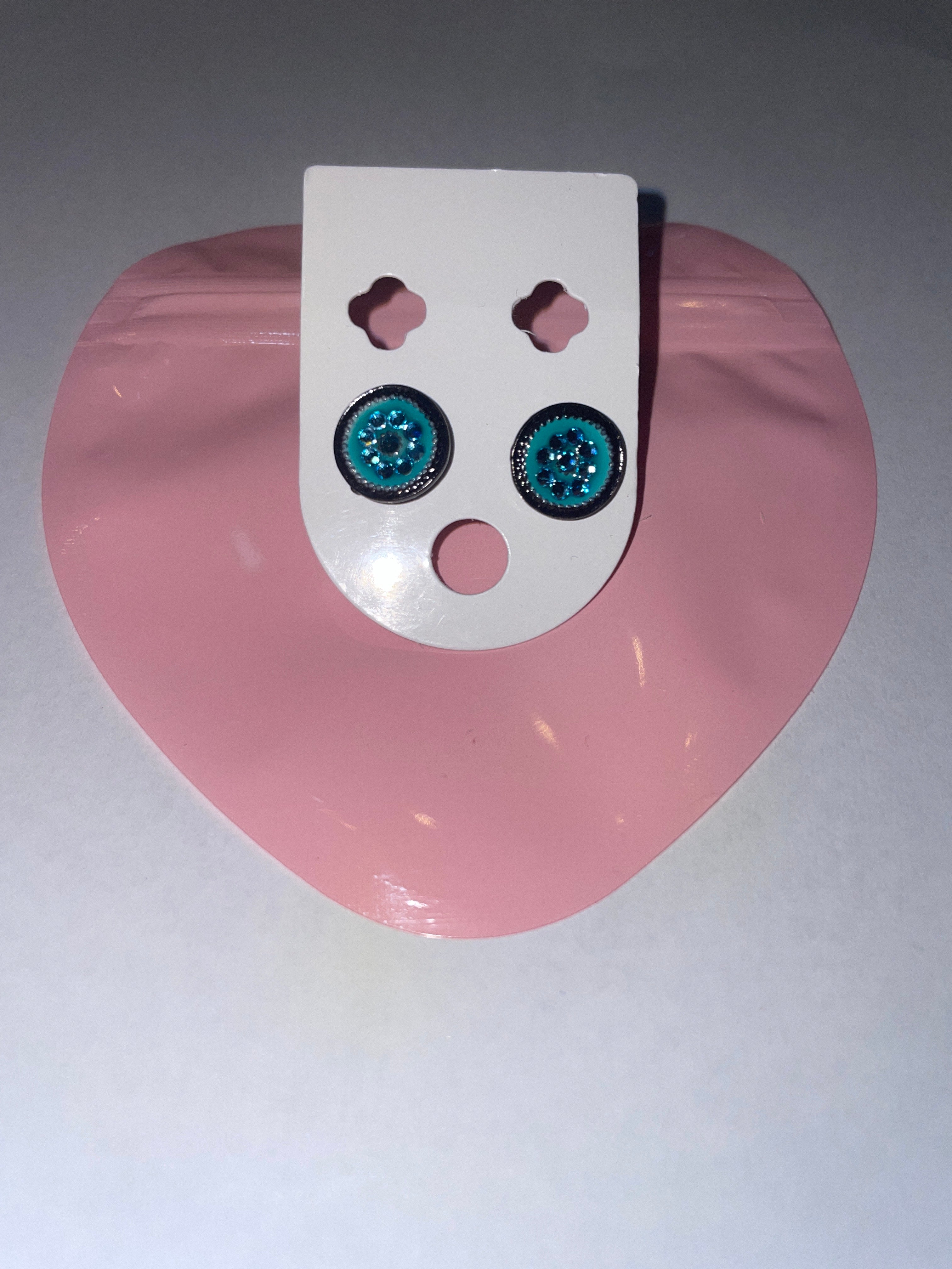 Boucles d'oreilles fantaisie IKITA – métal hypoallergénique - Réf. 23