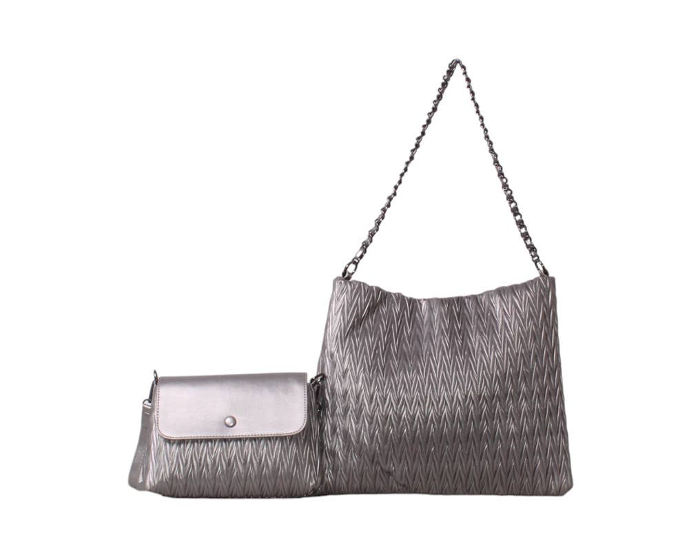 SAC DOUBLE, AVEC TROUSSE. NOUVELLE COLLECTION.: CUIR